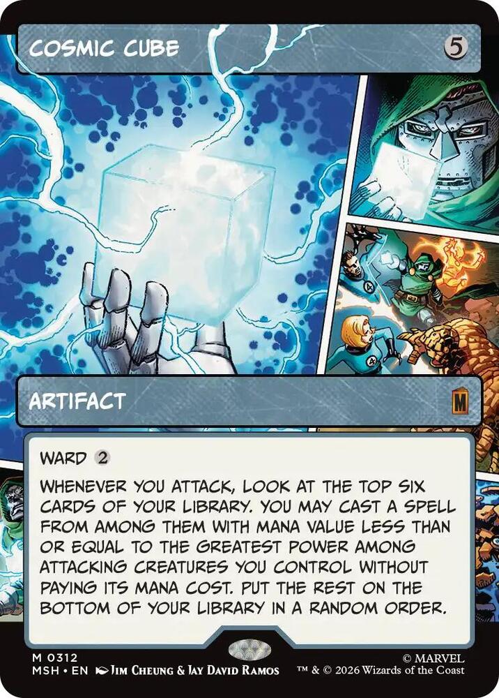 Cosmic Cube Borderless 0312 MSH 312 M