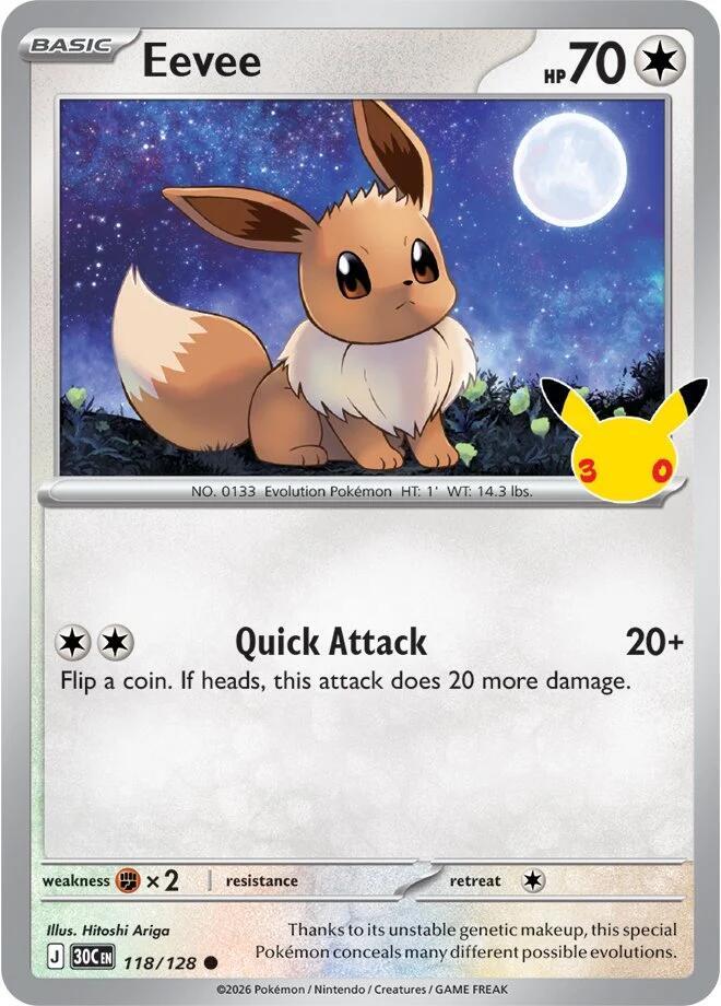 Eevee 30C 118/128 Common