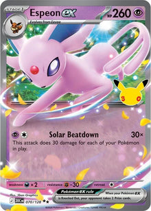 Espeon ex 30C 070/128 Double Rare