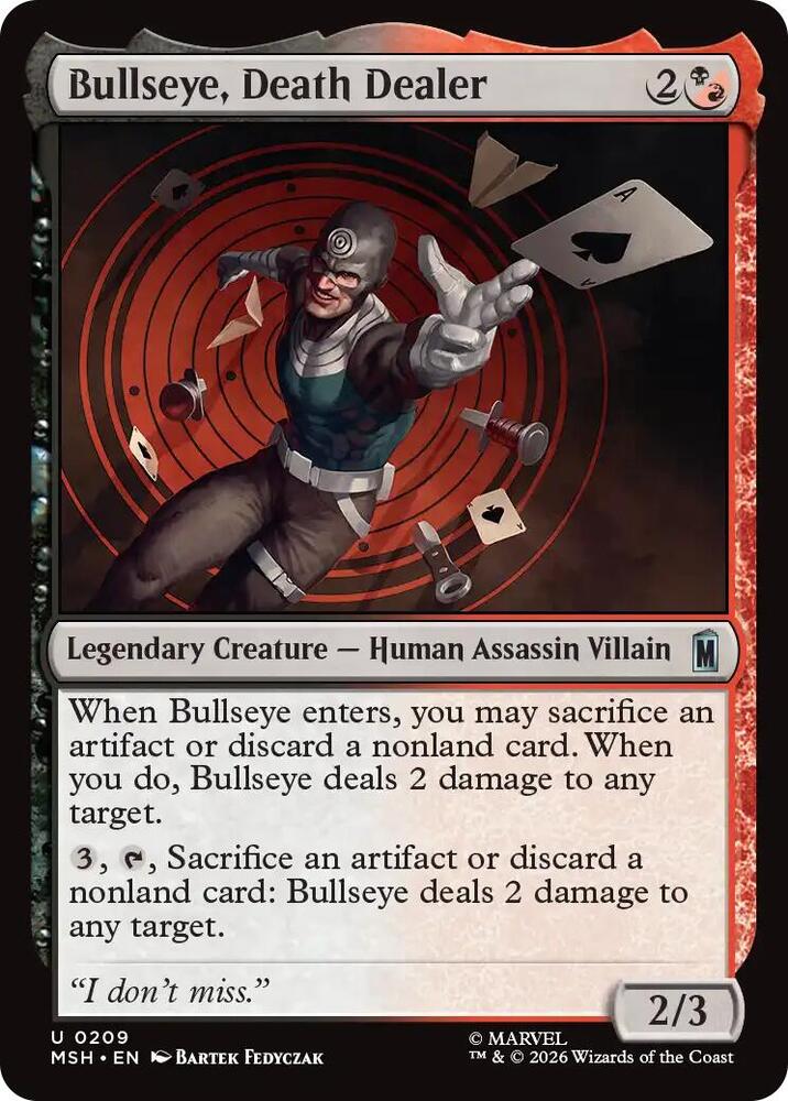 Bullseye Death Dealer MSH 209 U