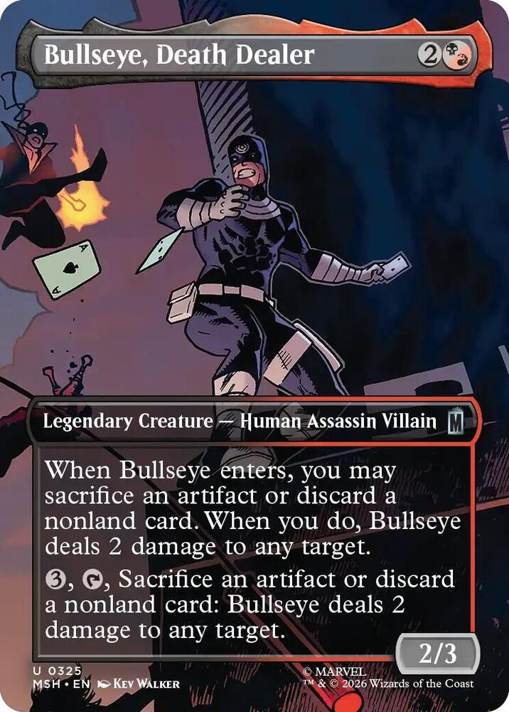 Bullseye Death Dealer Borderless MSH 325 U