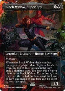 Black Widow Super Spy Borderless 0347 MSH 347 M