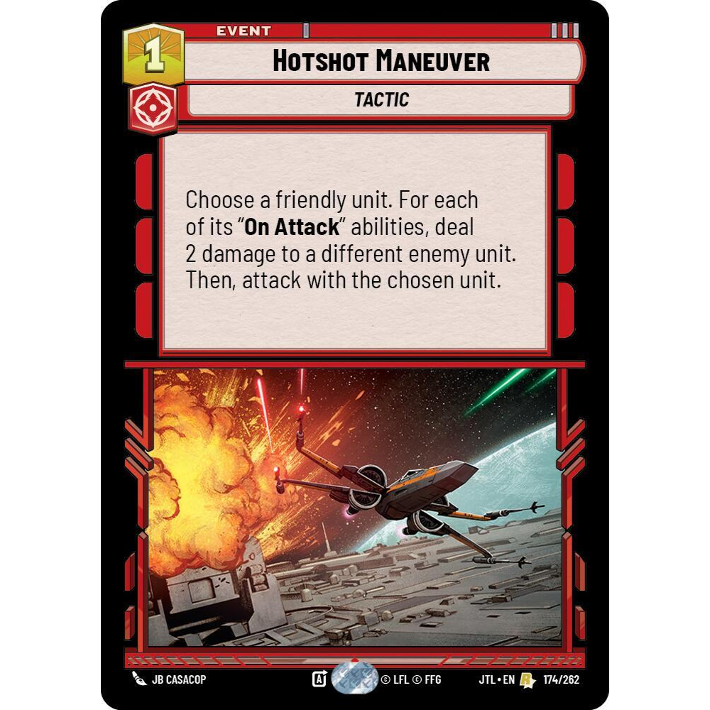 Star Wars Unlimited - Hotshot Maneuver No. 672 R Foil