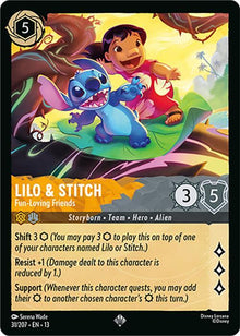 Lilo & Stitch - Fun-Loving Friends 13 31/207 Super Rare