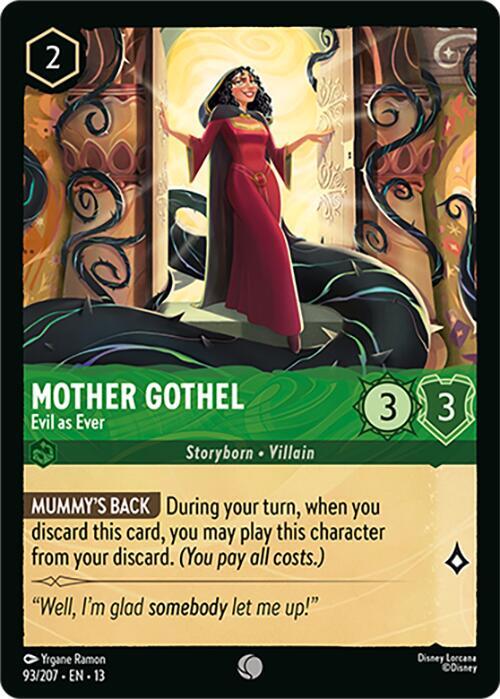 Mother Gothel - Evil as Ever 13 93/207 Common