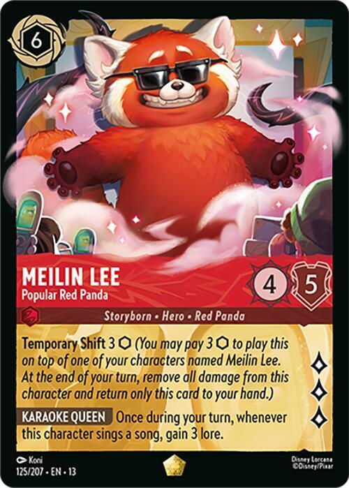 Meilin Lee - Popular Red Panda 13 125/207 Legendary