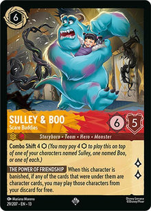 Sulley & Boo - Scare Buddies 13 29/207 Super Rare