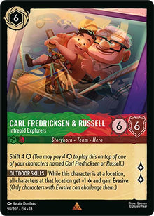 Carl Fredricksen & Russell - Intrepid Explorers 13 98/207 Rare