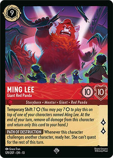 Ming Lee - Giant Red Panda 13 129/207 Super Rare