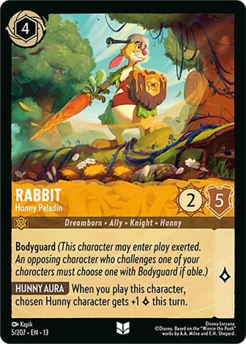 Rabbit - Hunny Paladin 13 5/207 Uncommon