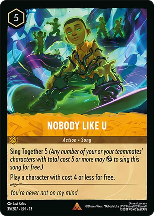 Nobody Like U 13 35/207 Rare