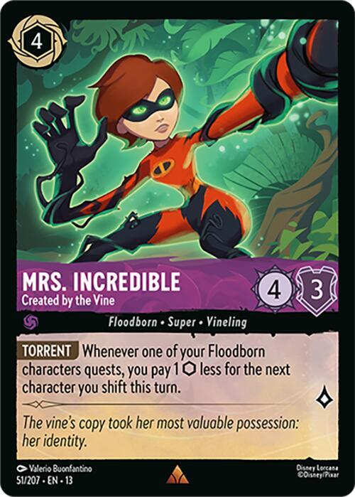 Mrs. Incredible - Created by the Vine 13 51/207 Rare