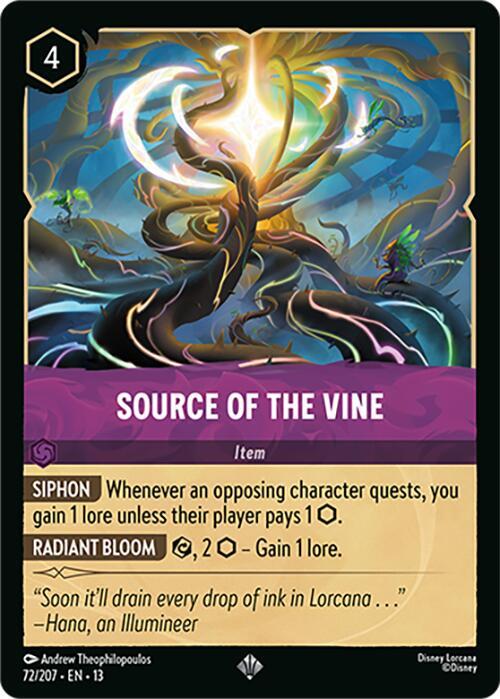 Source of the Vine 13 72/207 Super Rare