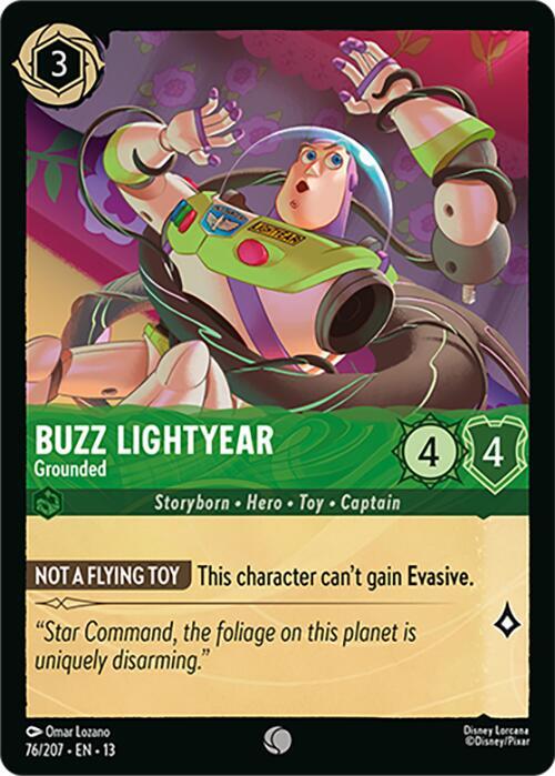 Buzz Lightyear - Grounded 13 76/207 Common