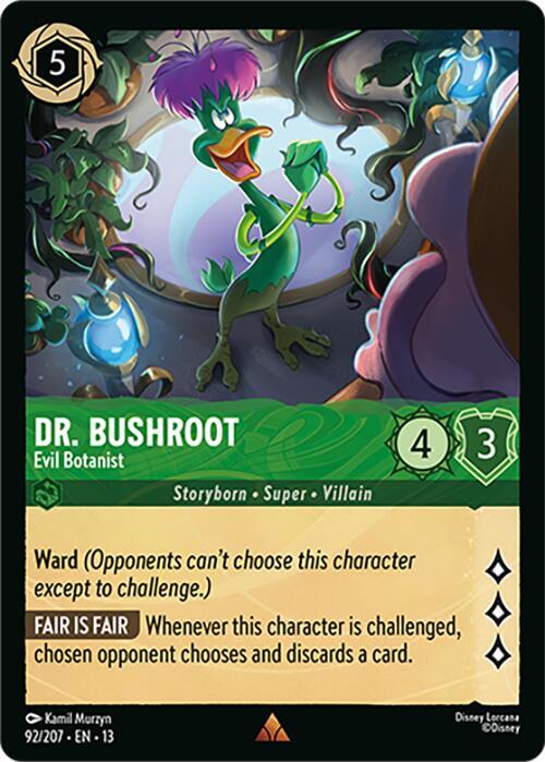 Dr. Bushroot - Evil Botanist 13 92/207 Rare