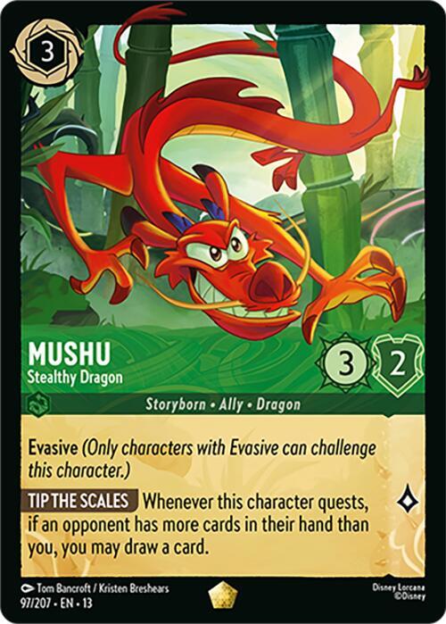 Mushu - Stealthy Dragon 13 97/207 Legendary