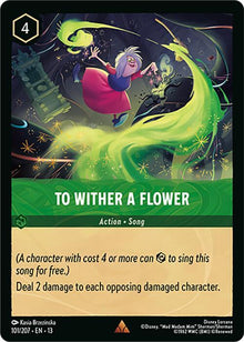 To Wither a Flower 13 101/207 Rare