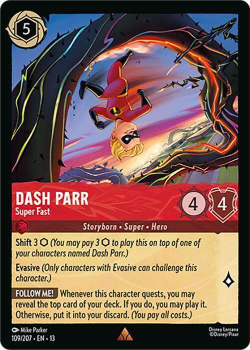Dash Parr - Super Fast 13 109/207 Rare