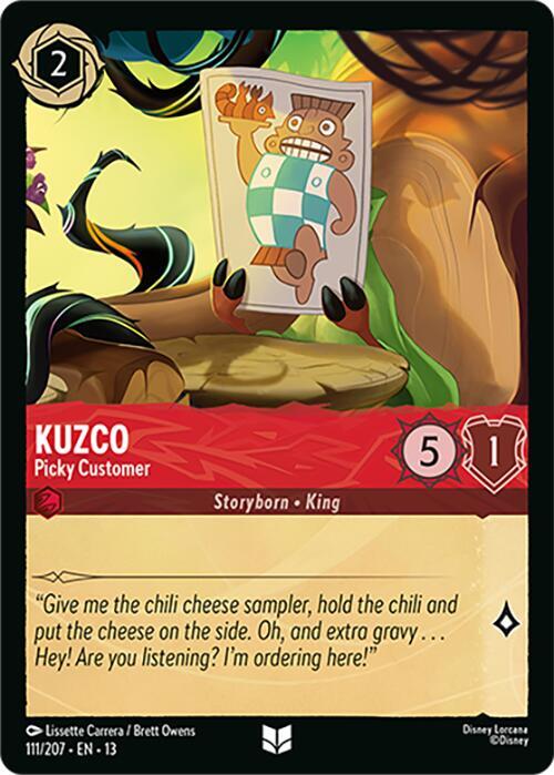 Kuzco - Picky Customer 13 111/207 Uncommon
