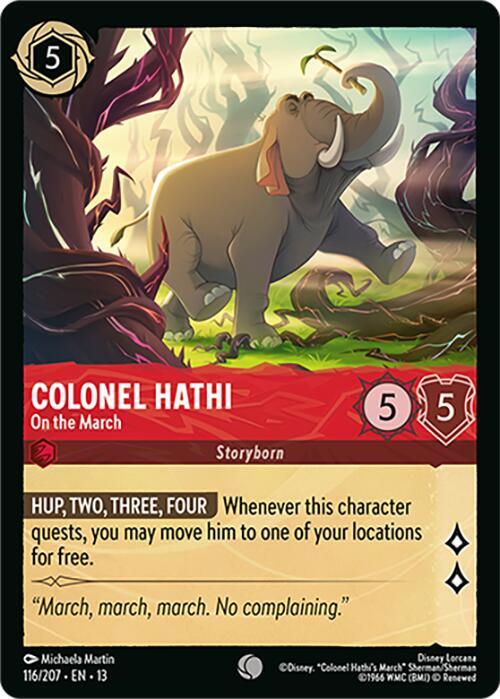 Colonel Hathi - On the March 13 116/207 Common