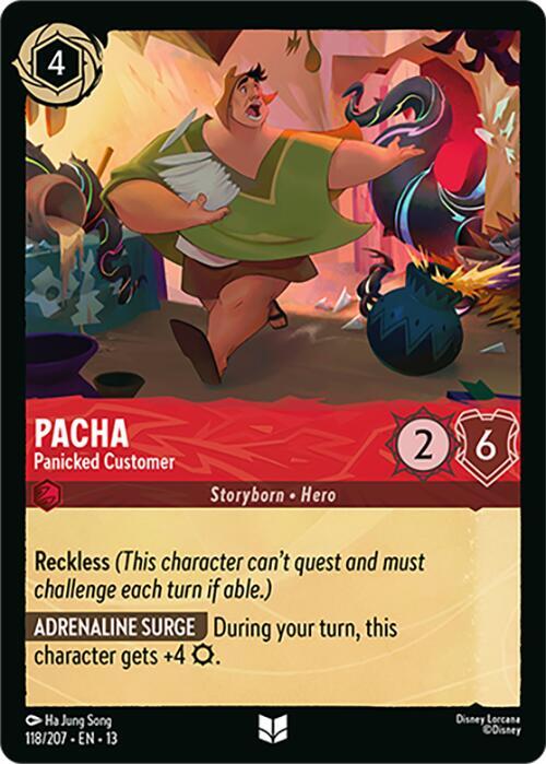 Pacha - Panicked Customer 13 118/207 Uncommon