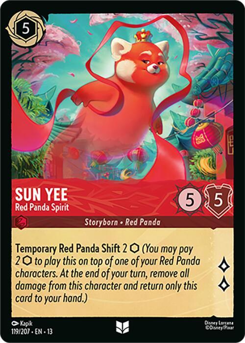 Sun Yee - Red Panda Spirit 13 119/207 Uncommon