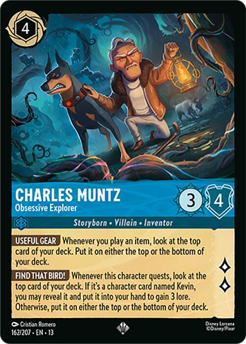 Charles Muntz - Obsessive Explorer 13 162/207 Super Rare