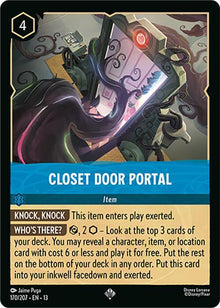 Closet Door Portal 13 170/207 Super Rare