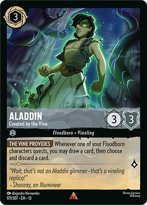 Aladdin - Created by the Vine 13 177/207 Rare