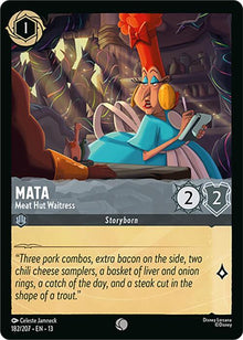 Mata - Meat Hut Waitress 13 182/207 Common
