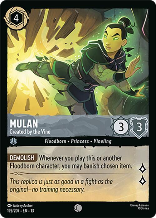 Mulan - Created by the Vine 13 192/207 Common