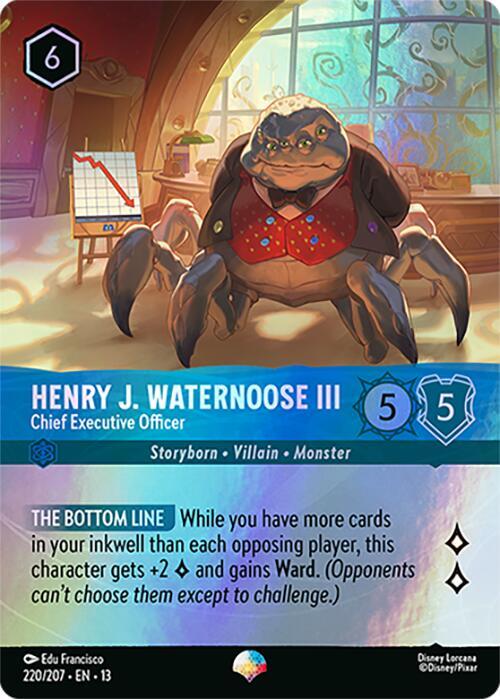 Henry J. Waternoose III - Chief Executive Officer (Epic) 13 220/207 Epic