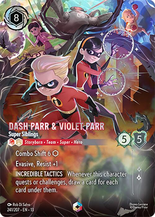 Dash Parr & Violet Parr - Super Siblings (Enchanted) 13 241/207 Enchanted