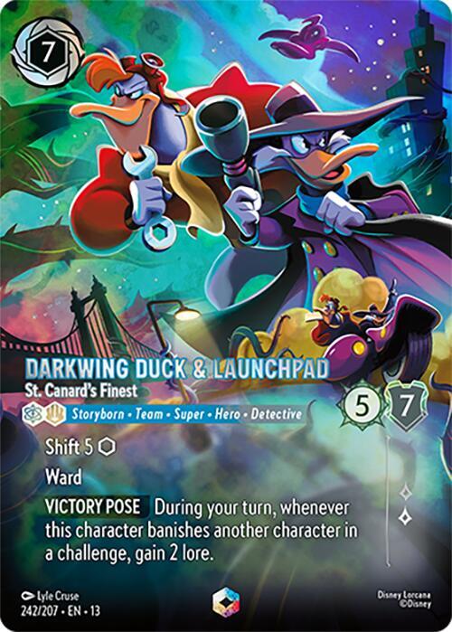 Darkwing Duck & Launchpad - St. Canard's Finest (Enchanted) 13 242/207 Enchanted