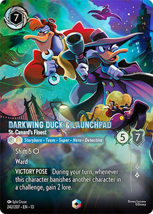 Darkwing Duck & Launchpad - St. Canard's Finest (Enchanted) 13 242/207 Enchanted