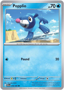 Popplio PBL 018/084 Common Reverse Holo