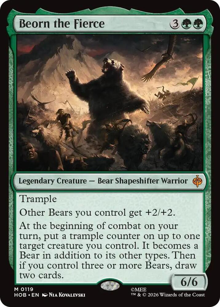 Beorn the Fierce HOB 119 M