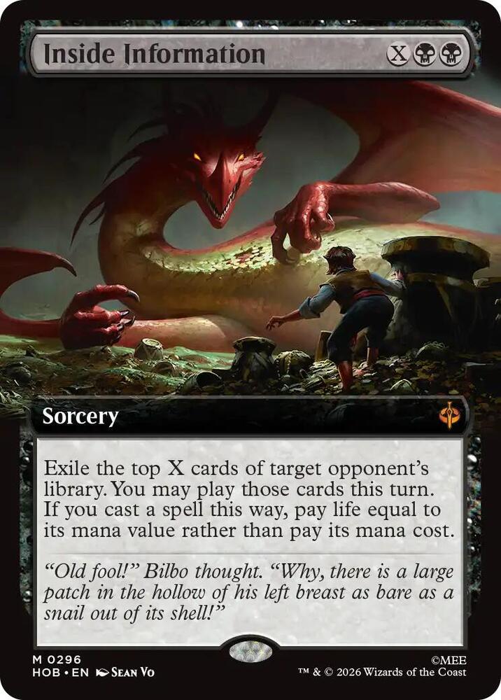Inside Information (Extended Art) HOB 296 M