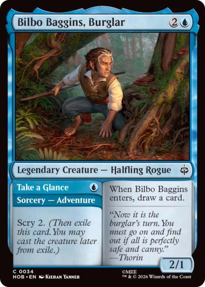 Bilbo Baggins, Burglar HOB 34 C