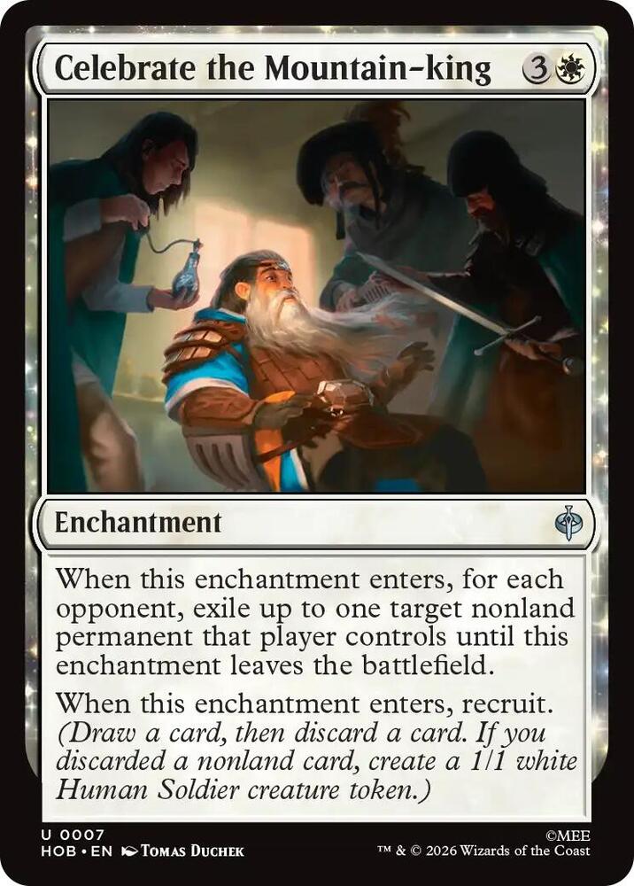 Celebrate the Mountain-king HOB 7 U