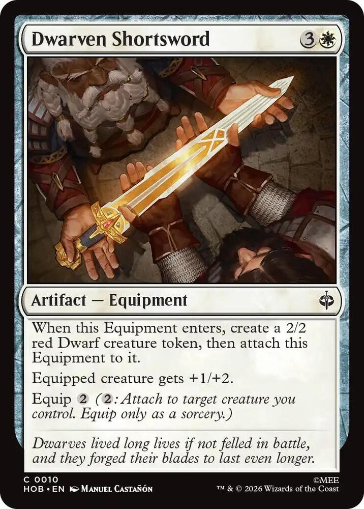 Dwarven Shortsword HOB 10 C