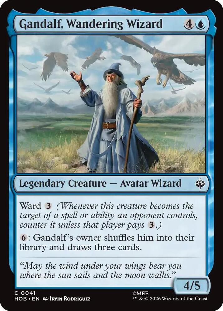 Gandalf, Wandering Wizard HOB 41 C