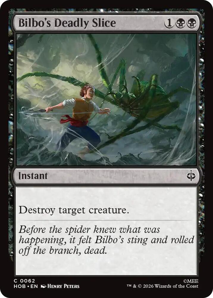 Bilbo's Deadly Slice HOB 62 C