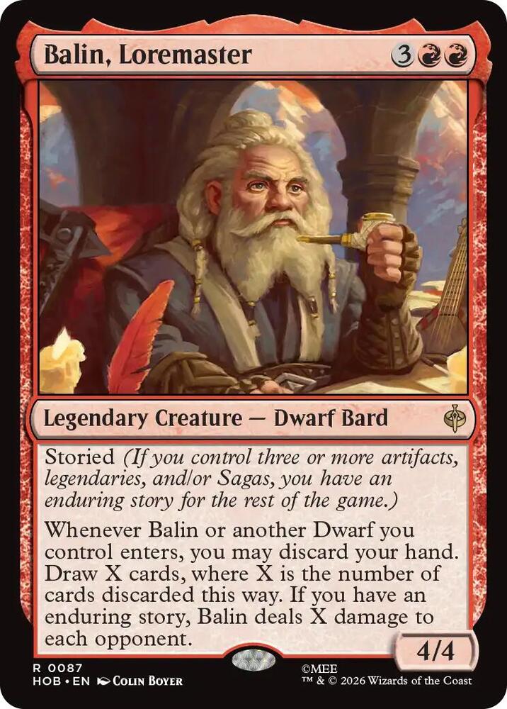 Balin, Loremaster HOB 87 R