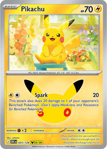Pikachu 30C 025/128 Holo
