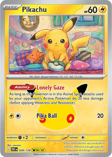 Pikachu 30C 028/128 Pikachu Rare Holo