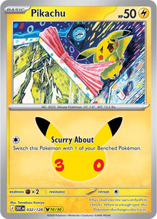 Pikachu 30C 032/128 Holo