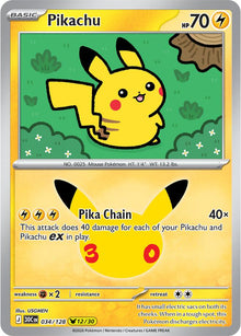 Pikachu 30C 034/128 Holo