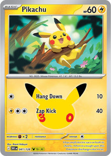 Pikachu 30C 041/128 Pikachu Rare Holo