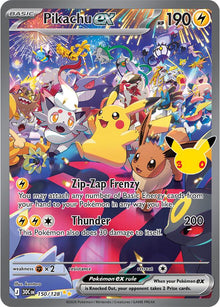 Pikachu ex 30C 150/128 Special Illustration Rare